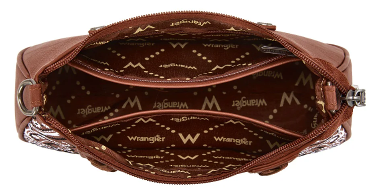 Wrangler Braided Paisley Bandana Shoulder Bag