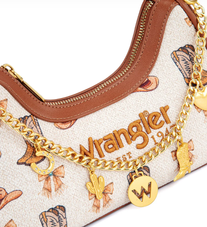 Wrangler Western Cowgirl Print Shoulder Bag