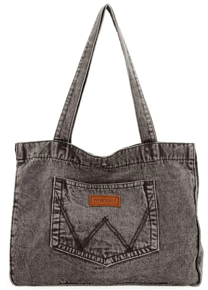 Wrangler Stitch Denim Tote Bag