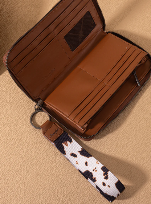 Wrangler Cow Print Wallet