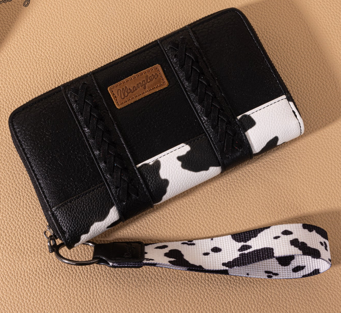 Wrangler Cow Print Wallet