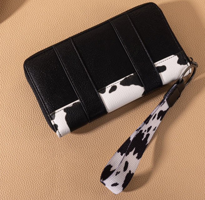 Wrangler Cow Print Wallet