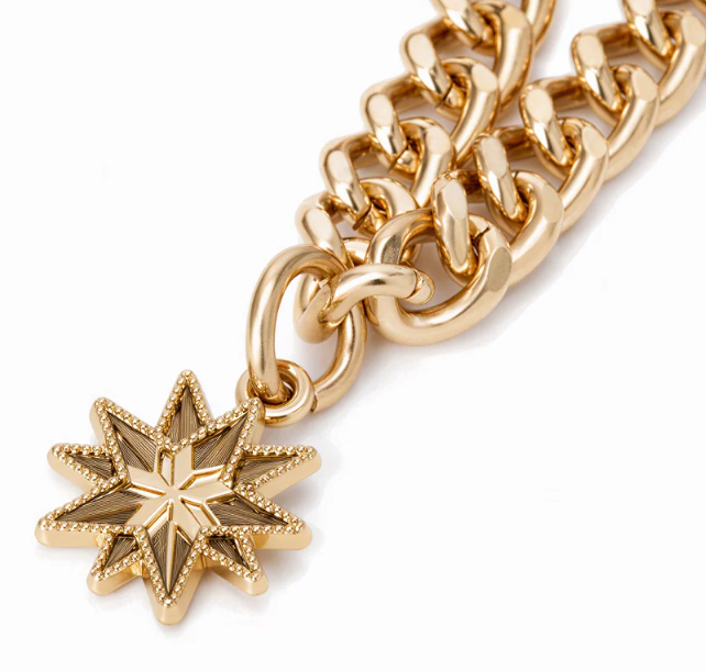 Wrangler Western Multi-Charm Bag Chain - Light Gold
