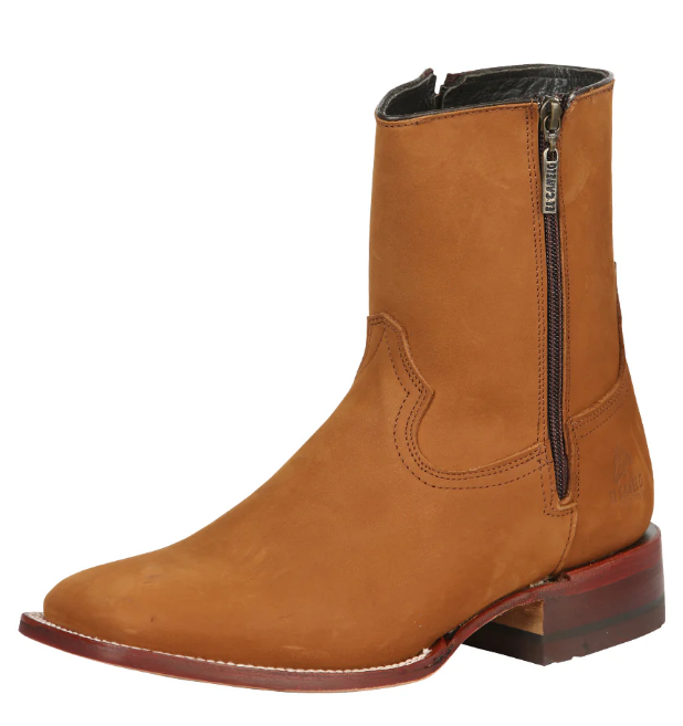 El Canelo Men’s Ankle Boots Double Zipper