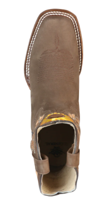 El General Womens Rodeo Boot Camel w/Sunflowers