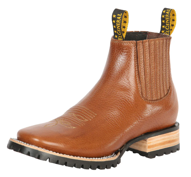 El General Men’s Bovine Leather Privo Martell Ankle Boots