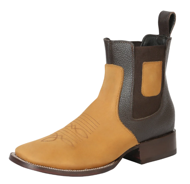 El General Men’s Nubuck Ankle Boots Honey