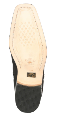 El Besserro Men's Leather Ankle Boot with Double Zipper