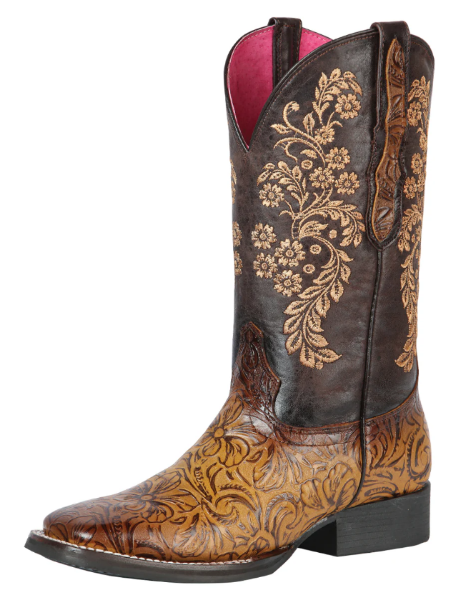 El General Printed Orix Ahumado Cowgirl Boot Rodeo
