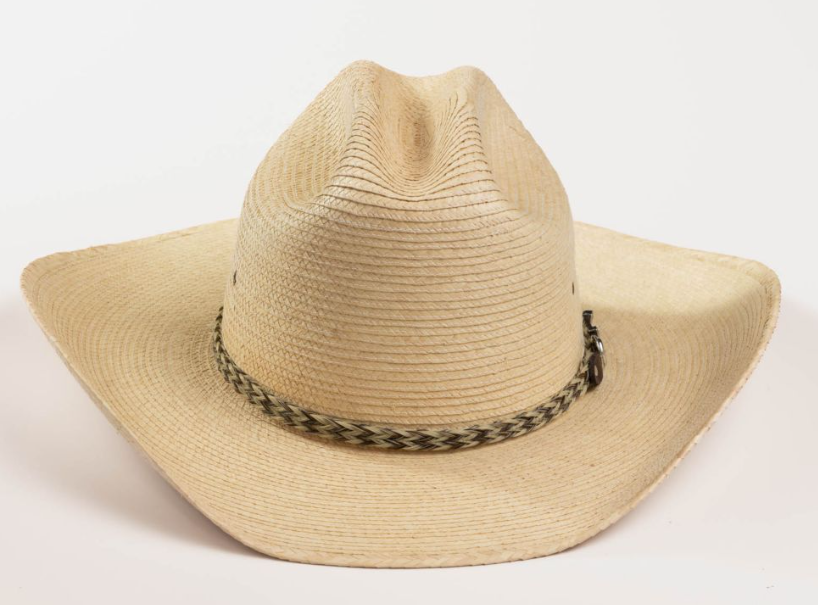 Larry Mahan Brooks Natural Palm Hat