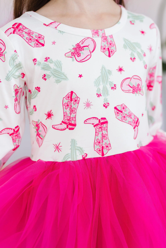 Mila & Rose Giddy Up L/S Tutu Dress