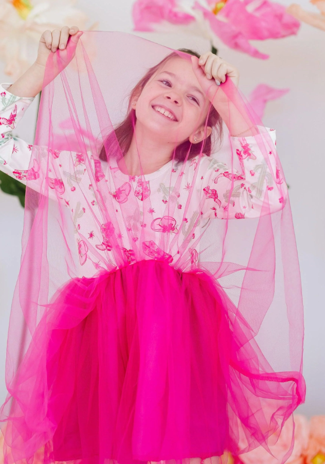 Mila & Rose Giddy Up L/S Tutu Dress