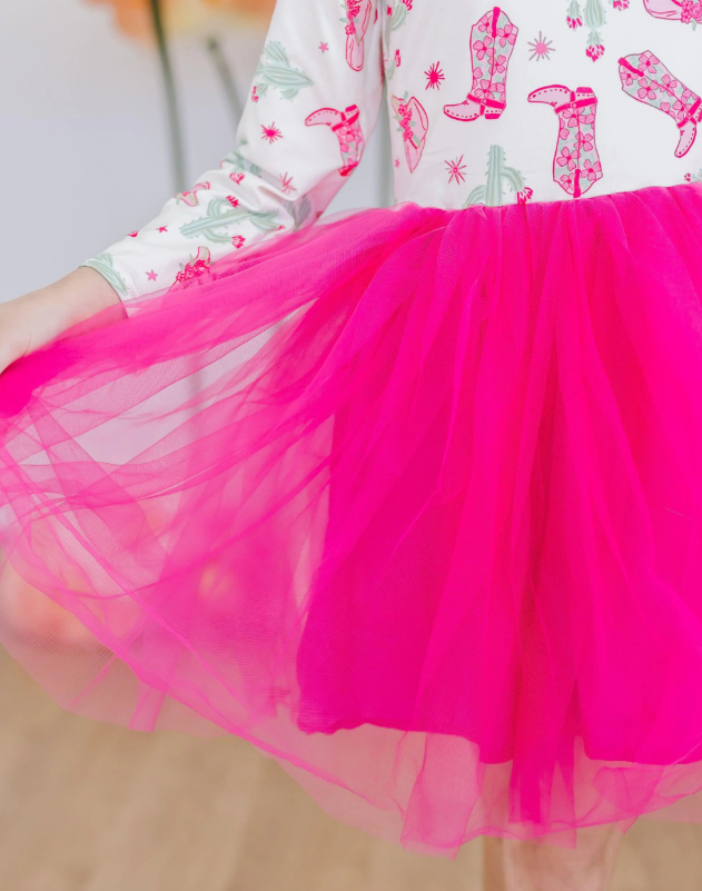 Mila & Rose Giddy Up L/S Tutu Dress