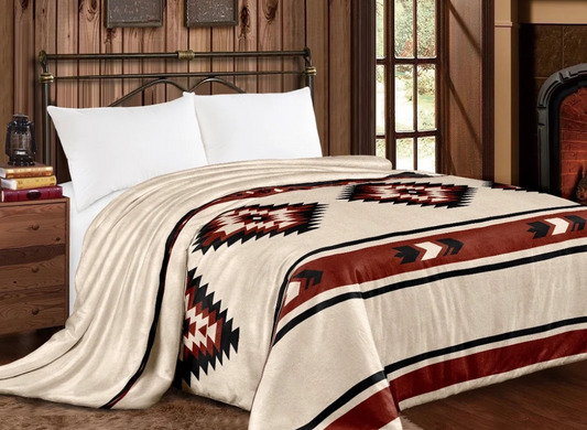 Western Linens Color Aztec Mia blanket - king size