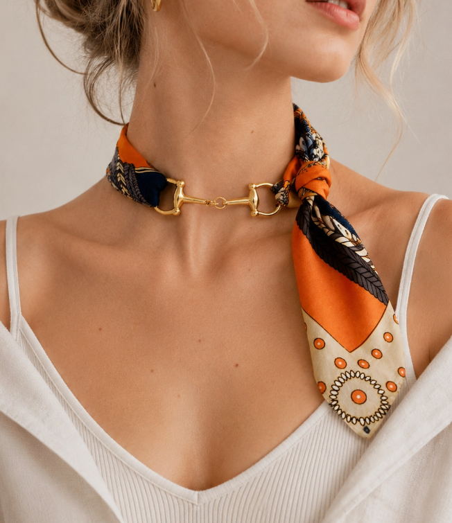 Western Horse Bit Scarf