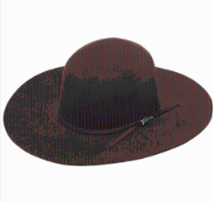 Twister 6X Fur Hat Medium Brown Open Crown