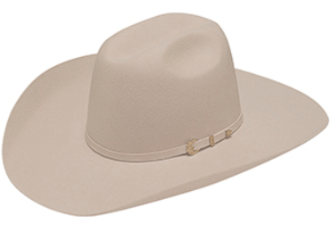 Twister 3X Wool Hat Silver Belly