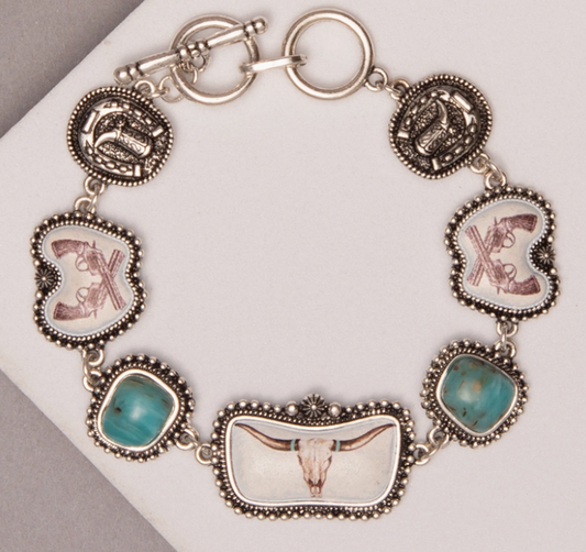 Western Charm Toggle Bracelet