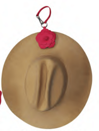 ili New York Leather Flower Hat Holder