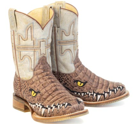 Tin Haul Al O'Gator/Let's Ride Sole Little Kids Boots