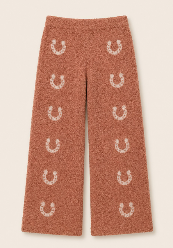 Blue b Cozy Horseshoe Knit Pants Set