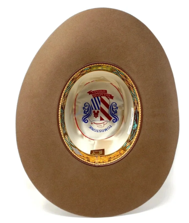 Tombstone 20X Open Crown Style Western Cowboy Fur Felt Hat