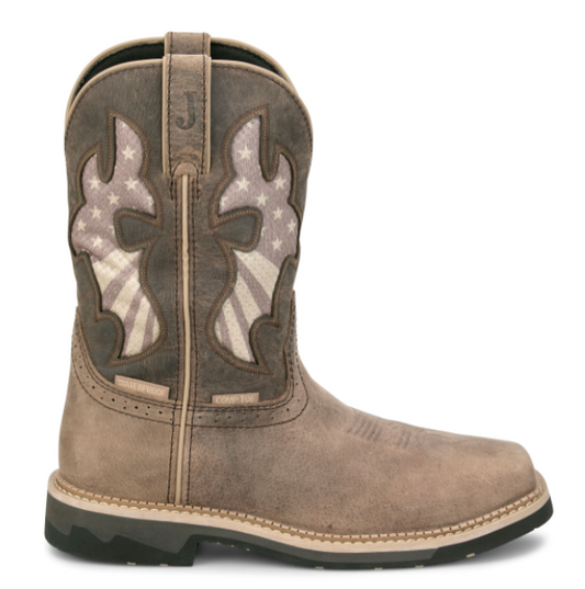 Justin Bolt 11" Comp Toe Waterproof Men Work Boot