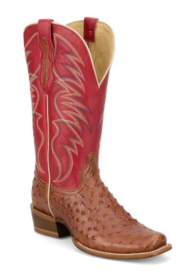 Tony Lama Tyler brandy 13" Ostrich Men Boots