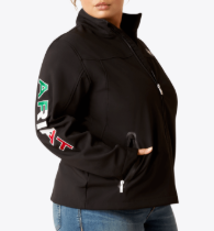 Ariat Women's Classic Team Softshell MEXICO Water Resistant Jacket