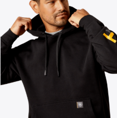 Ariat Men's Rebar Lightweight Logo Hoodie