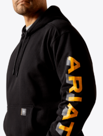 Ariat Men's Rebar Lightweight Logo Hoodie