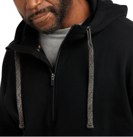 Ariat Mens Rebar Workman 1/4 Zip Hoodie