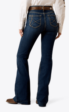 Ariat Women High Rise Ella Slim Trouser Jeans
