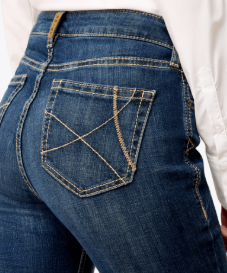 Ariat Women High Rise Ella Slim Trouser Jeans