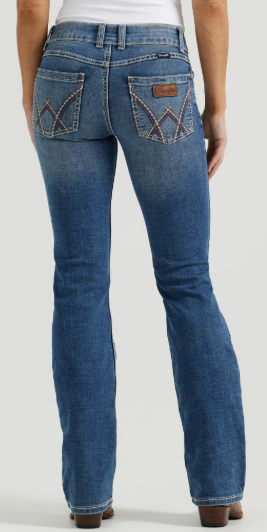 Wrangler Retro Mae Women Jean Mid Rise Deadwood