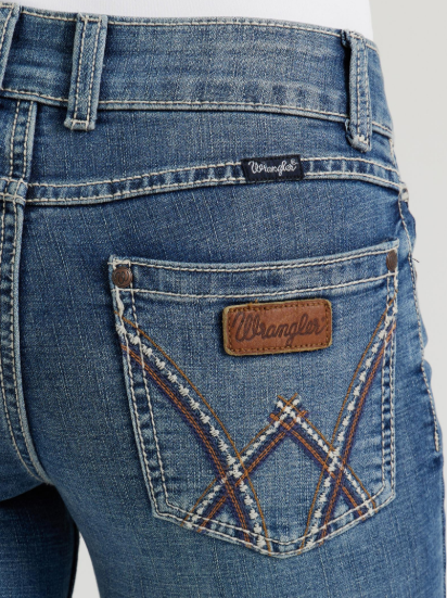 Wrangler Retro Mae Women Jean Mid Rise Deadwood