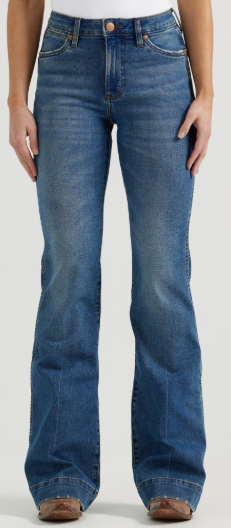 Wrangler Retro Premium Trouser Women Jean High Rise Shelby
