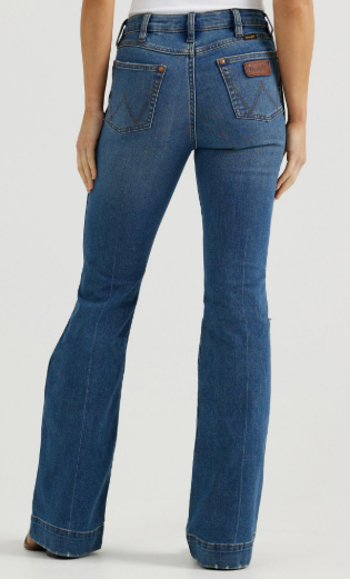 Wrangler Retro Premium Trouser Women Jean High Rise Shelby