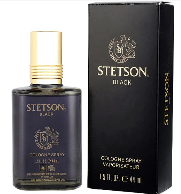 Stetson Black Cologne for Men 1.5 Fl Oz