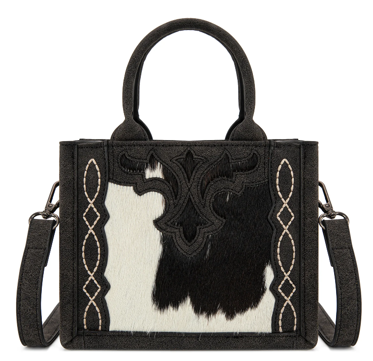Trinity Ranch Western Hair-On Cowhide Mini Tote/Crossbody