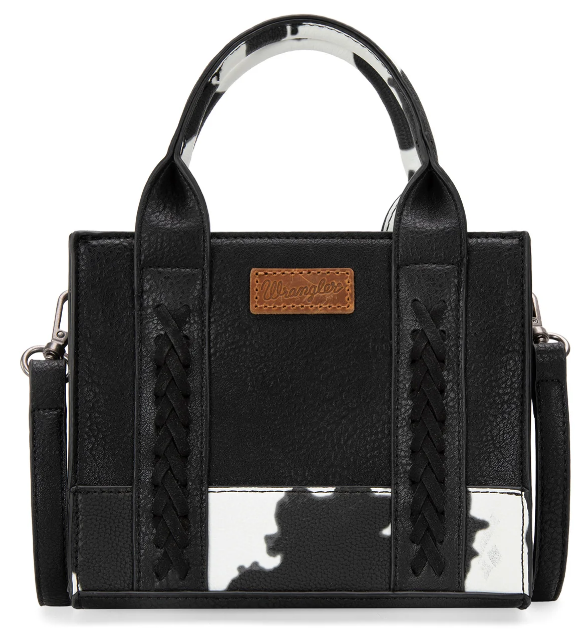 Wrangler Cow Print Concealed Carry Tote/Crossbody