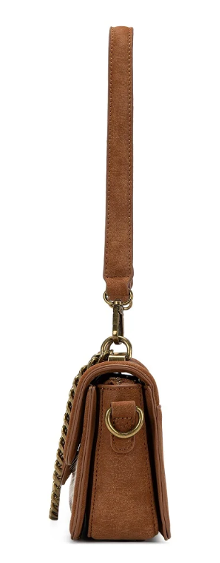 Trinity Ranch Cowhide Floral Cutout Crossbody Bag