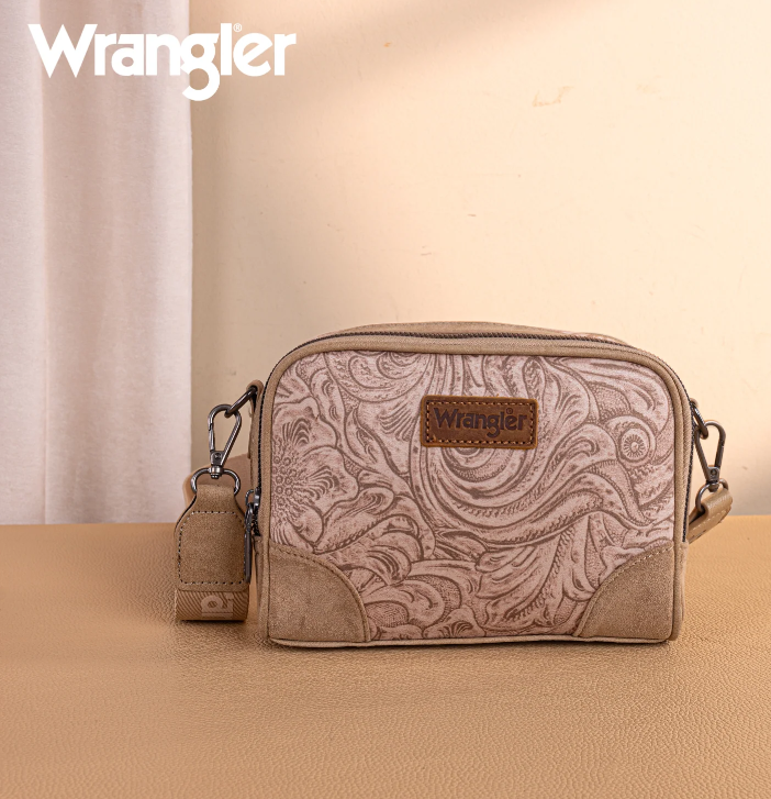 Wrangler Vintage Floral Printed Small Crossbody Bag