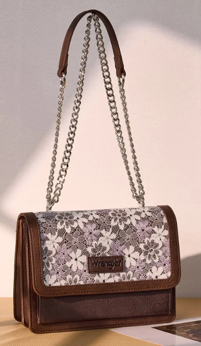Wrangler Chic Lace Chain Shoulder Bag
