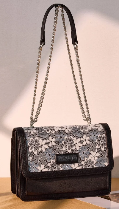 Wrangler Chic Lace Chain Shoulder Bag