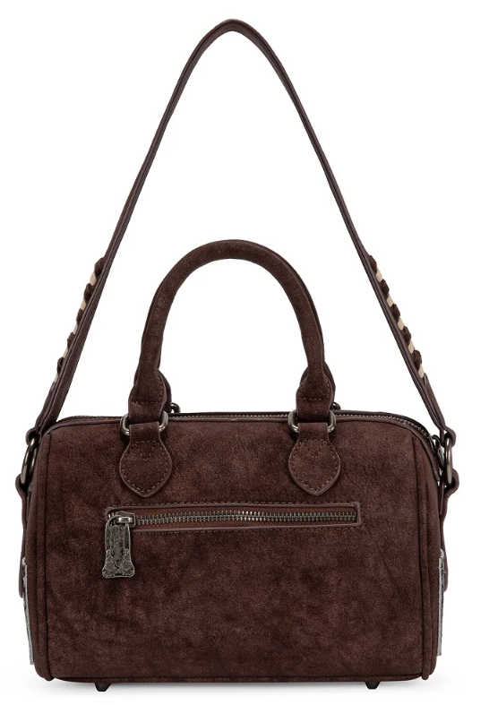 Trinity Ranch Cowhide Print Crossbody Bag
