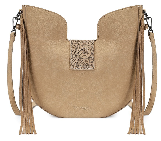 Trinity Ranch Floral Tooled Crossbody Bag