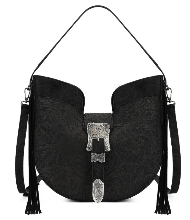 Trinity Ranch Floral Tooled Crossbody Bag