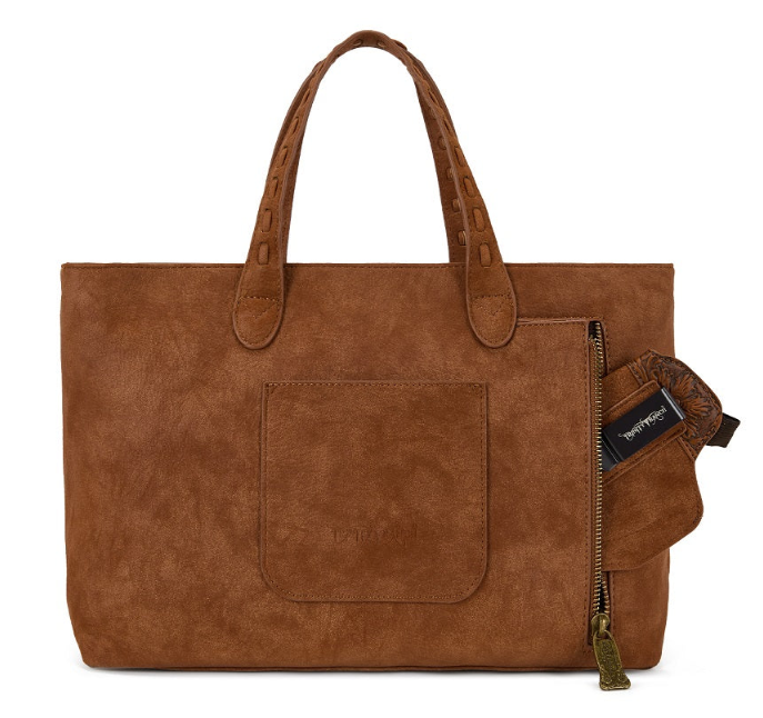 Trinity Ranch Genuine Cowhide Concealed Carry Tote Bag
