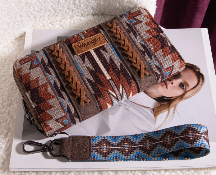 Wrangler Southwestern Art Print Wallet